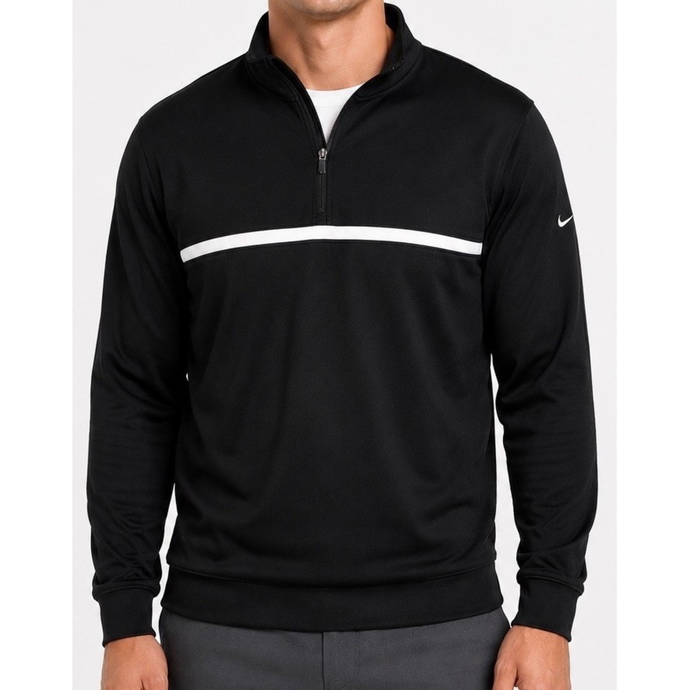 Nike Golf Tour Performance Therma-FIT Men's XL Black 1/2 Zip Pullover